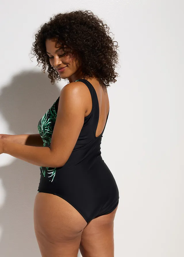 Corrigerend badpak, medium corrigerend, Kleur: zwart