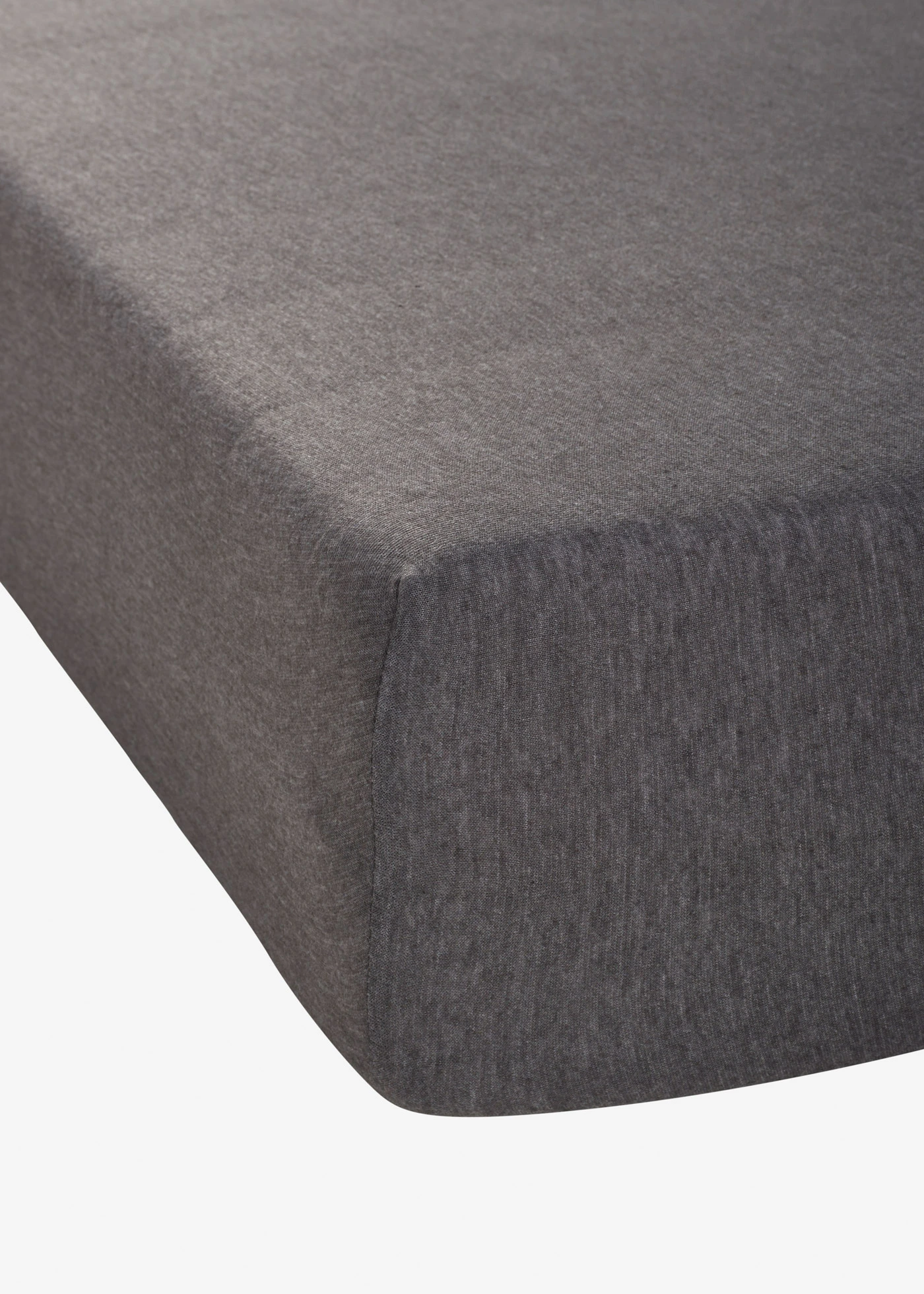 Drap housse effet lin • anthracite • Boutique bonprix