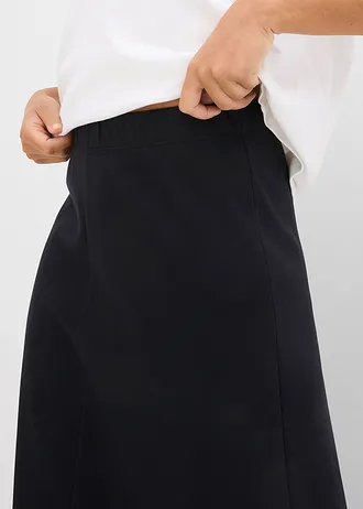 Sweatrok van stevige interlock • zwart • bonprix online shop