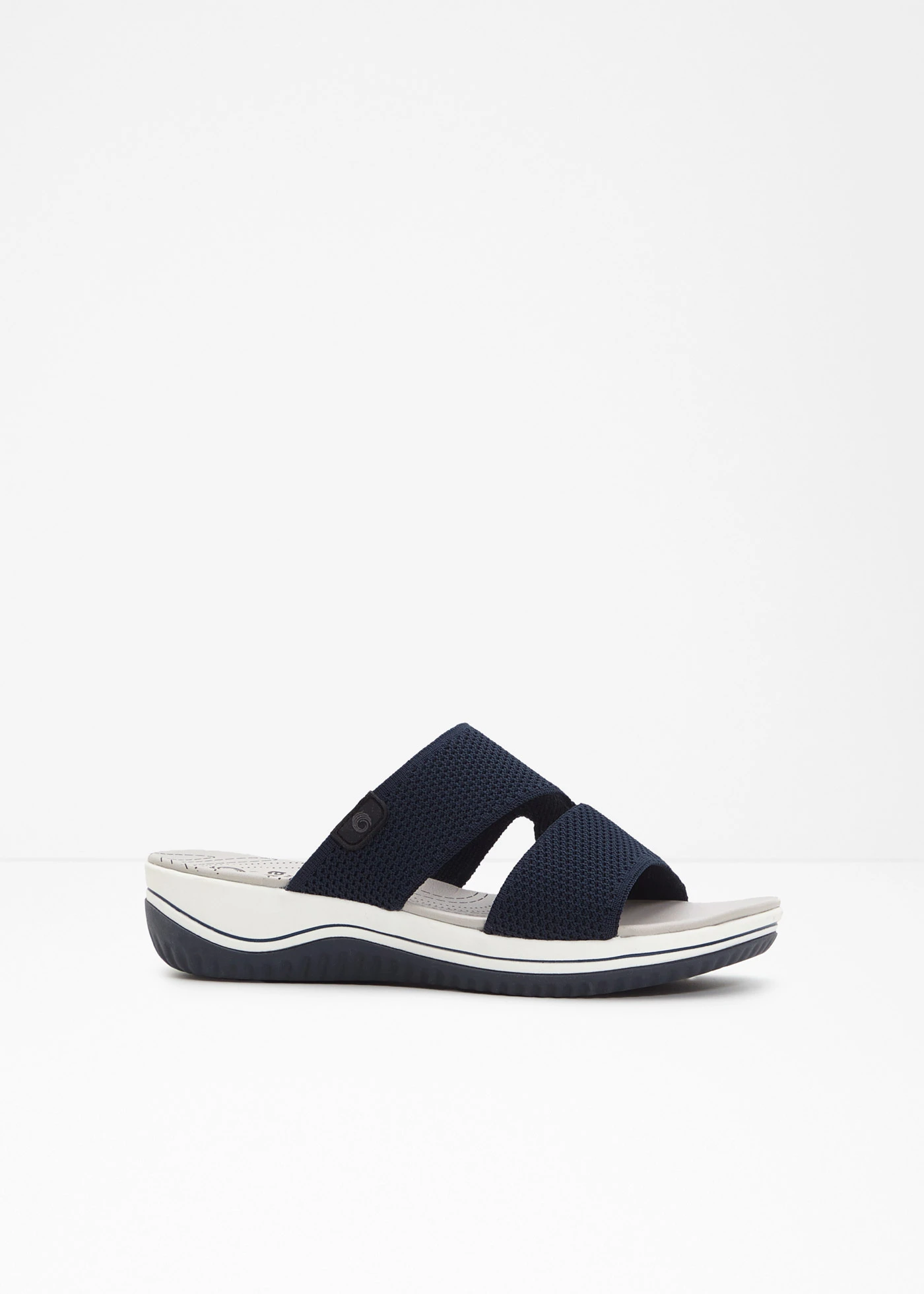 Mules compensées Jana largeur confort • bleu foncé • Boutique bonprix