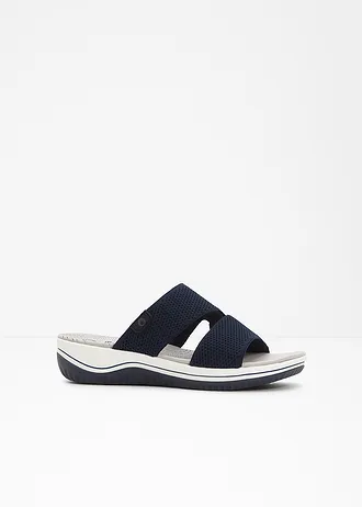 Mules compensées Jana largeur confort • bleu foncé • Boutique bonprix