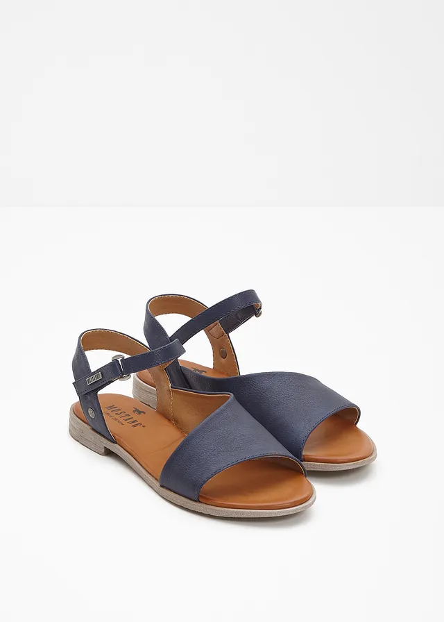 Sandales Mustang, Couleur: bleu foncé