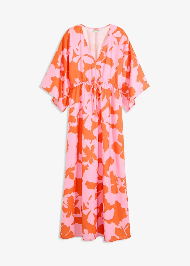 Rochie maxi din satin fluid