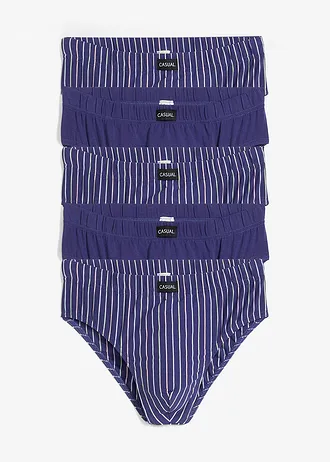Maxislip met katoen (set van 4) • donker pacific gestreept • bonprix online shop