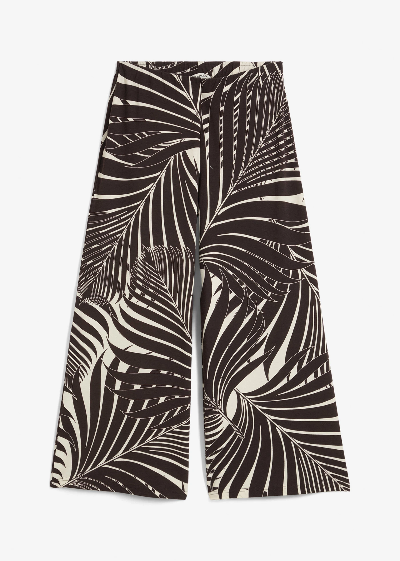 Culotte van een zachte viscosemix • naturel-donkerbruin gedessineerd • product-page.page-title-suffix