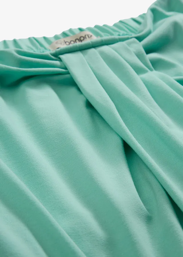 Jersey rok met een comfortband • mentholblauw • product-page.page-title-suffix