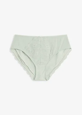 Maxikalhotky s jemnou krajkou • světle mentolová • bonprix obchod