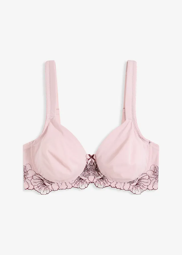 Sutien minimizer cu broderie delicată