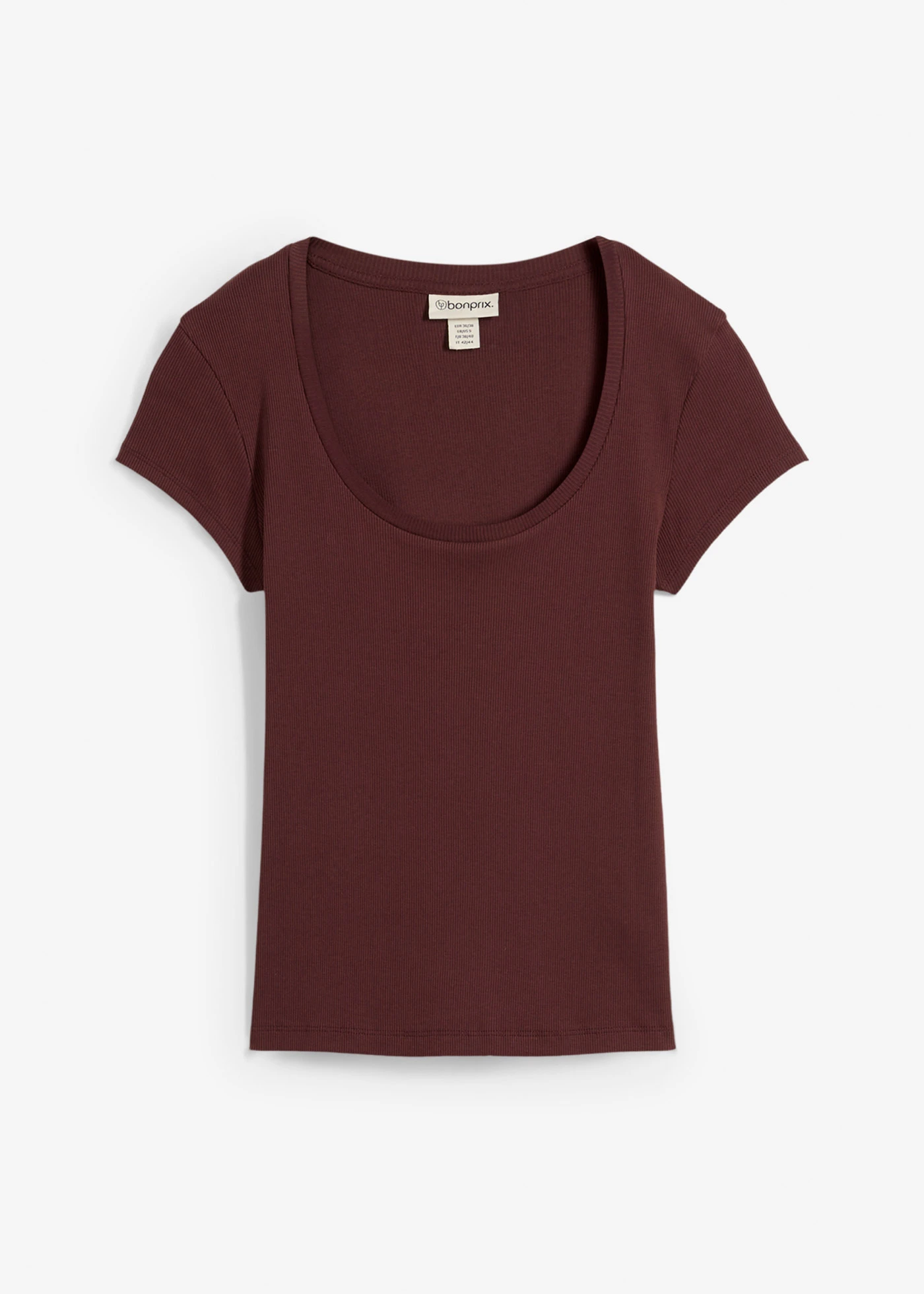 Tricou din bumbac organic 100% • maro-teracotă • magazin bonprix