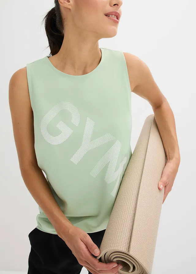 Outdoor top, sneldrogend • lichtrietgroen • product-page.page-title-suffix