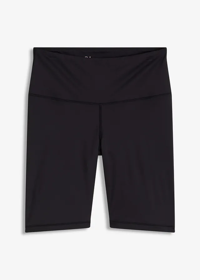 Cycliste technique ultra-léger avec taille élastiquée • noir • Boutique bonprix