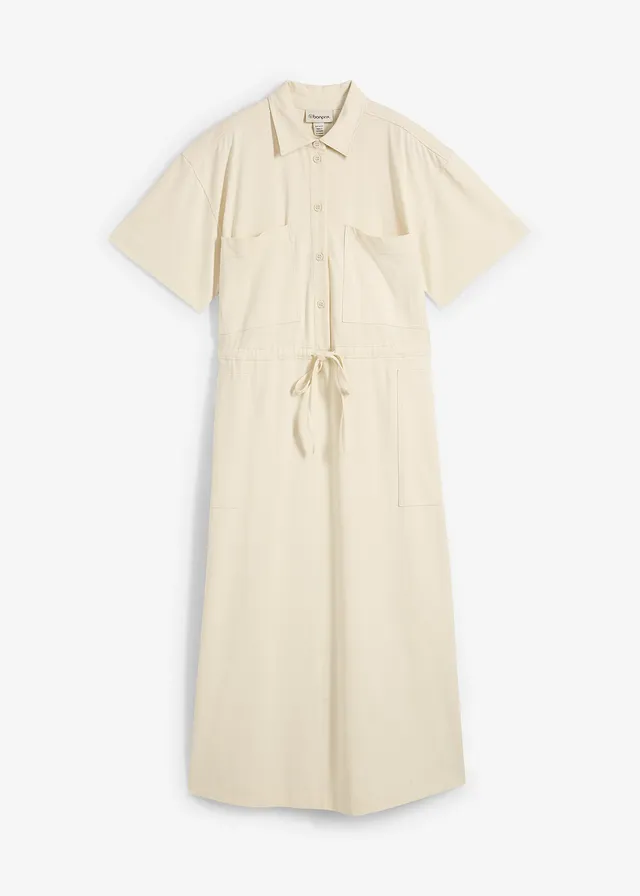 Rochie de jerse din material de bumbac stretch