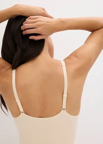 Stahovací body, lehký tvarující efekt • pudrová • bonprix obchod