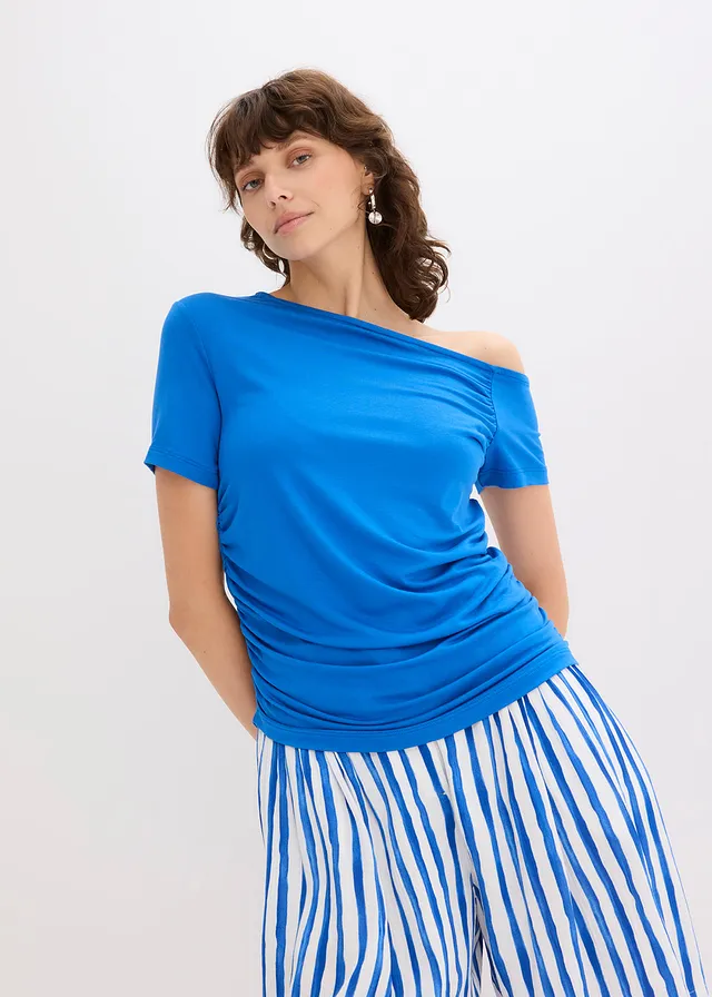 T-shirt asymétrique • bleu arctique • product-page.page-title-suffix