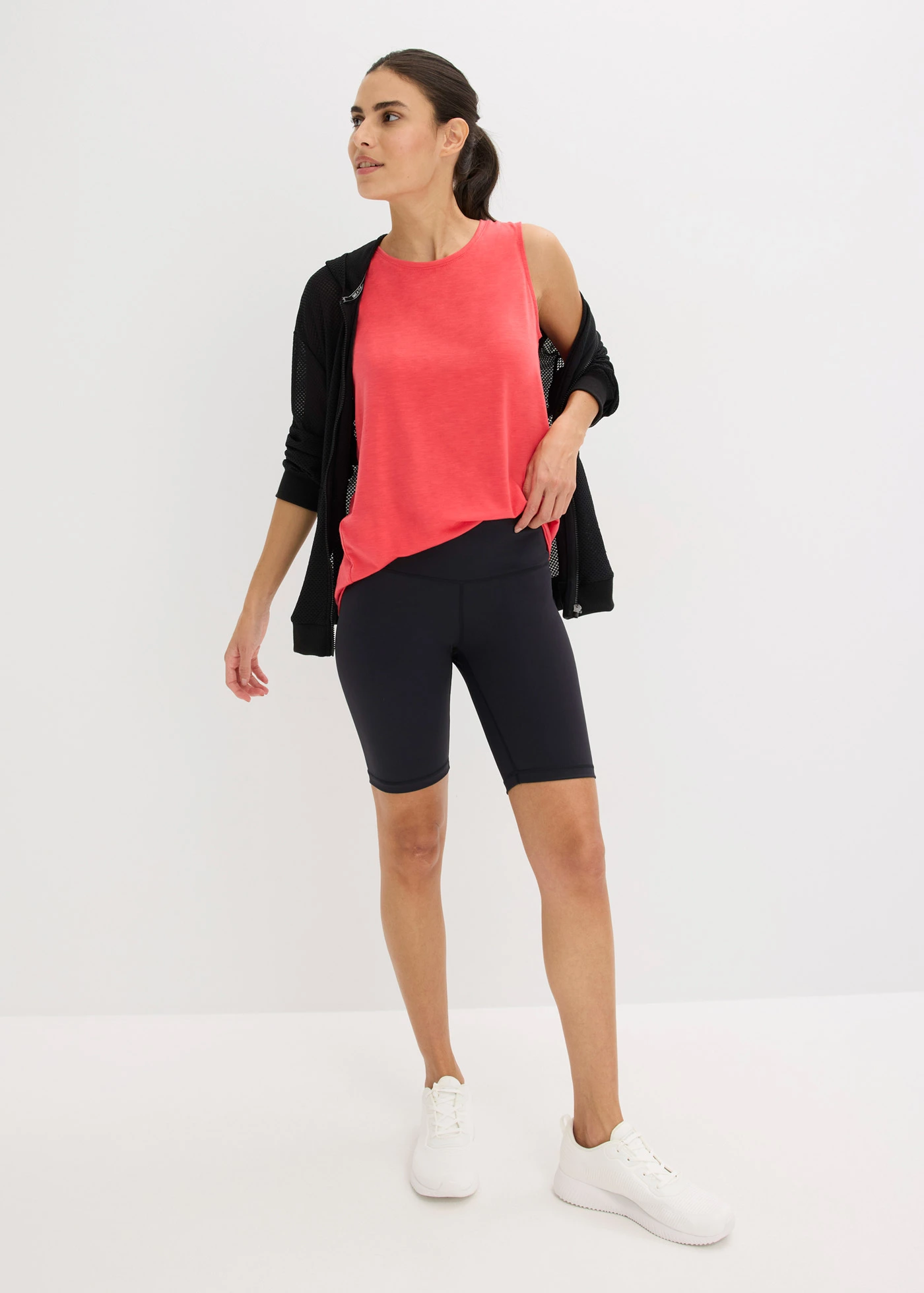 Korte sportlegging • zwart • bonprix online shop