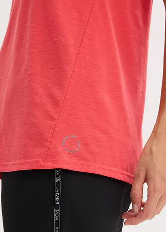 Funkční top, rychleschnoucí (2 ks v balení) • černá /rajská pink • bonprix obchod