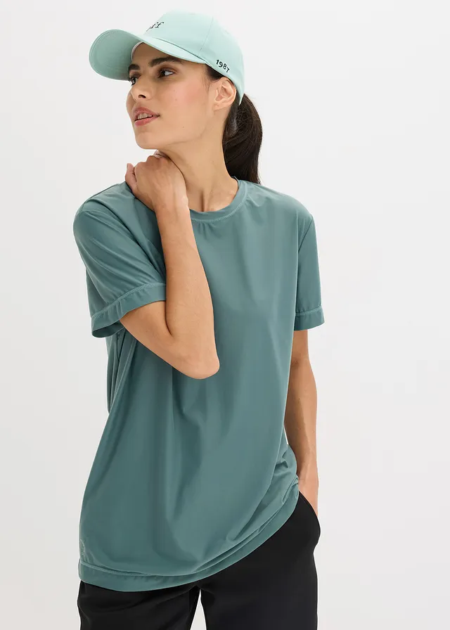 T-shirt technique ultra doux, séchage rapide • gris vert • product-page.page-title-suffix