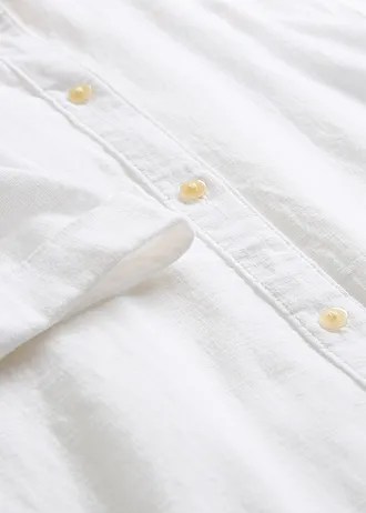 Košilové šaty z čisté bavlny • přírodní bílá • bonprix obchod