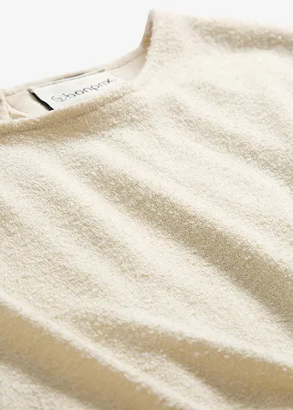 Robe midi aspect maille • naturel • Boutique bonprix