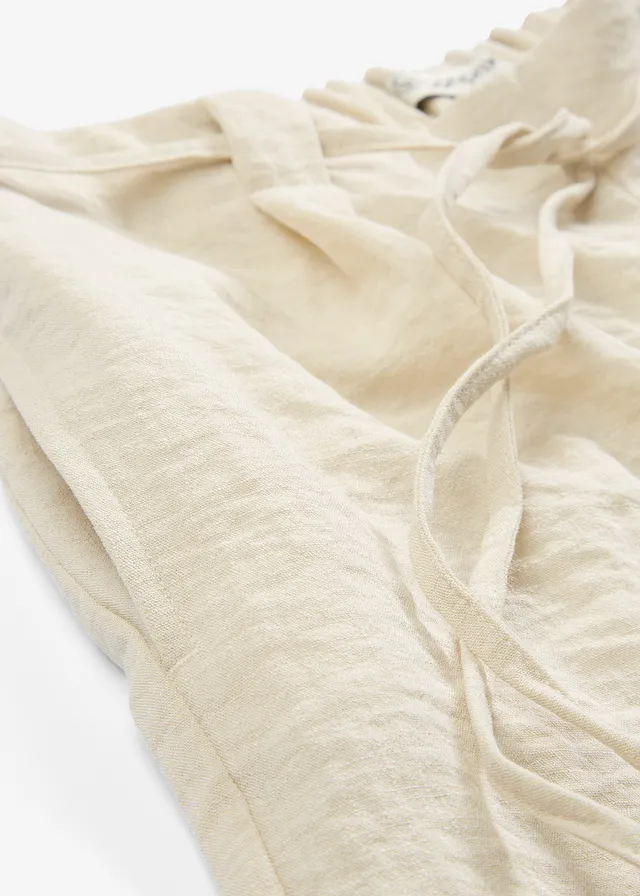 Jupe-culotte fluide en viscose mélangée • écru • product-page.page-title-suffix