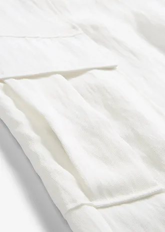 Cargo kalhoty ze splývavé směsi s lyocellem • přírodní bílá • bonprix obchod