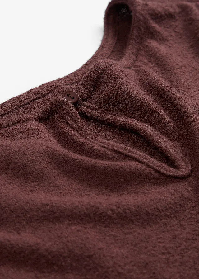 T-shirt oversize aspect maille • acajou foncé • product-page.page-title-suffix