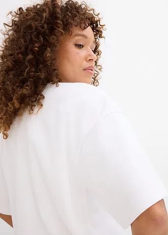 T-shirt oversize en coton épais • blanc • Boutique bonprix