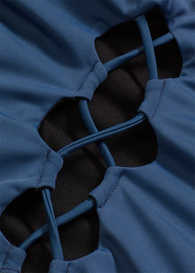 Maillot 1 pièce à laçage • bleu • product-page.page-title-suffix