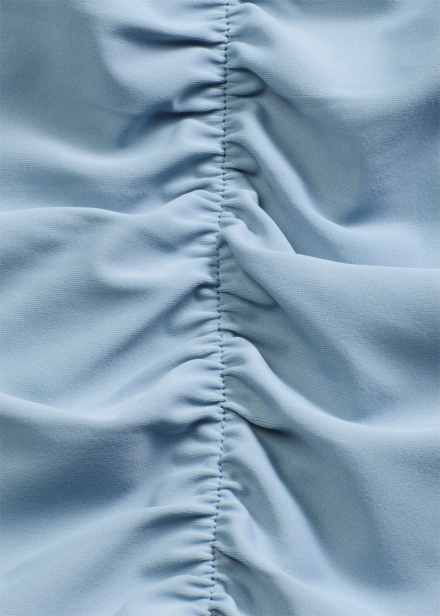 Tankiny s ramínkem za krk (2dílná souprava), s nařasením • kouřově modrá • bonprix obchod