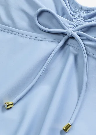 Těhotenské tankiny (2dílná souprava) s vázačkou • kouřově modrá • bonprix obchod