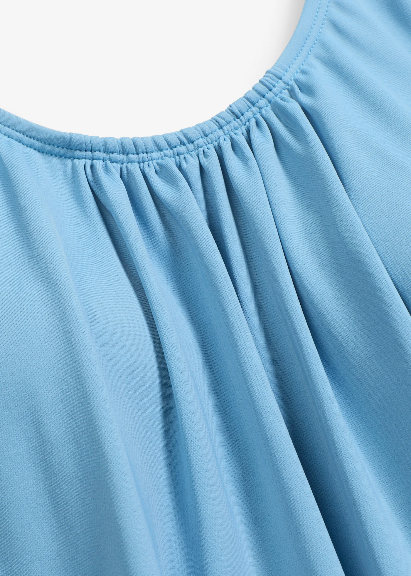 Maiou de baie tankini, cu croială balon • gri albăstrui • magazin bonprix