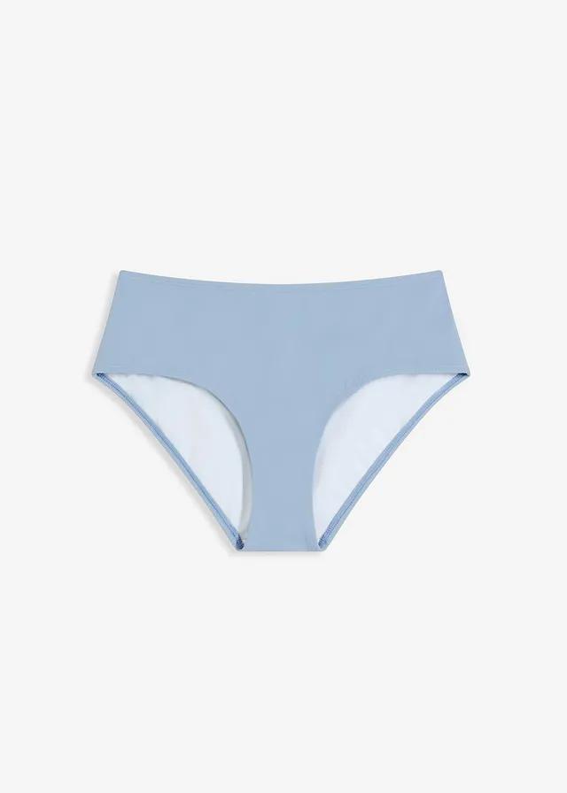 Bikinové kalhotky s vysokým pasem • kouřově modrá • bonprix obchod