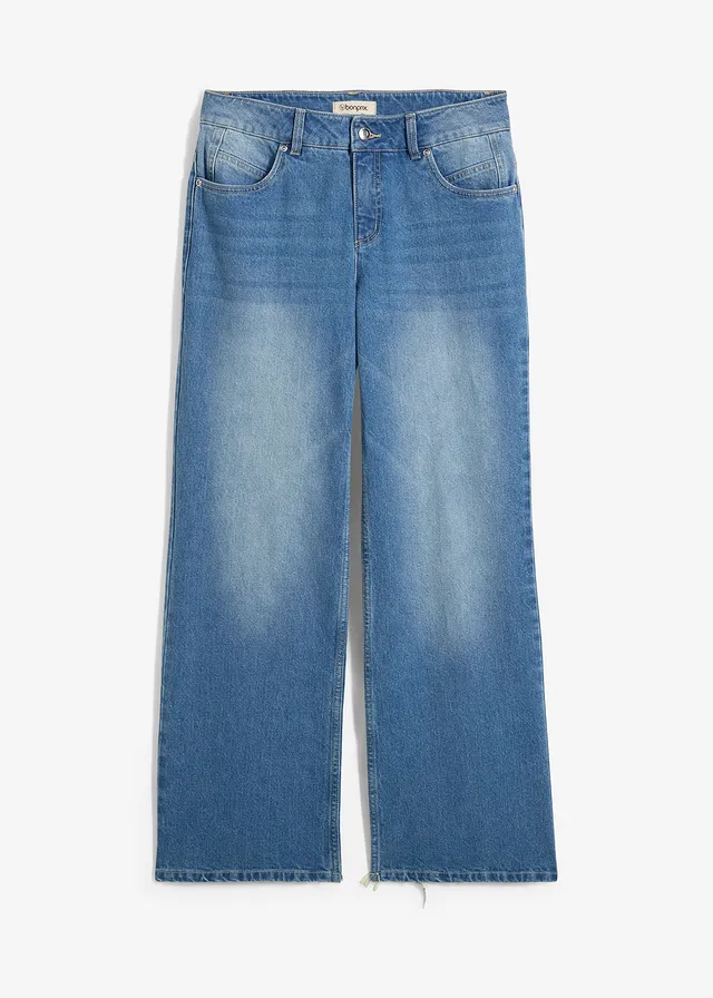 Blugi drepți Mid Waist