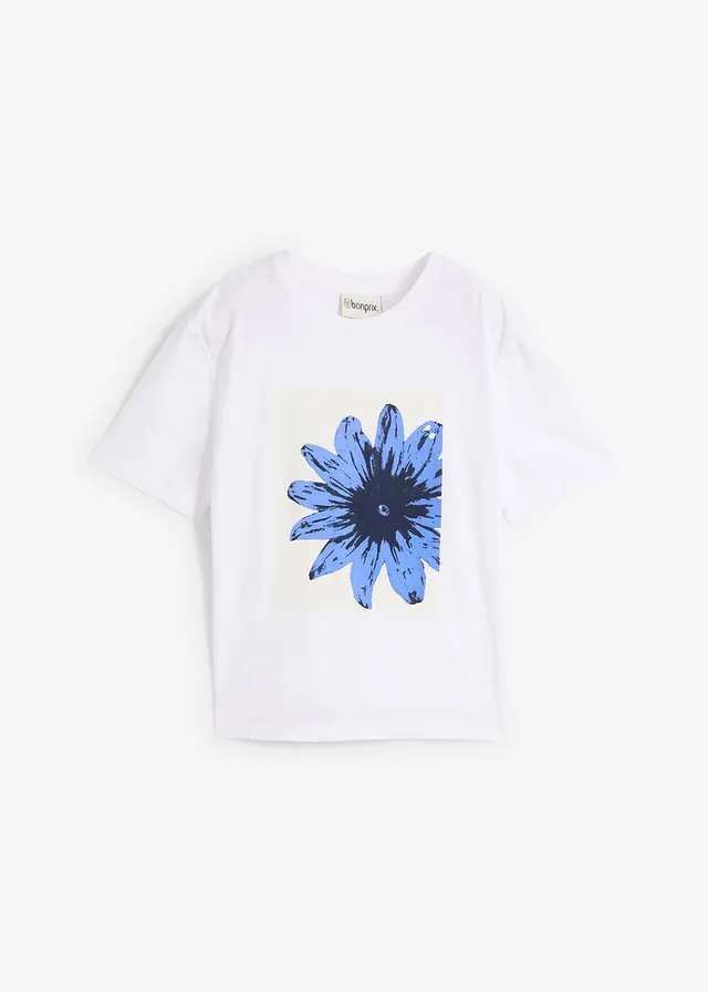 Tricou cu imprimeu din bumbac 100%