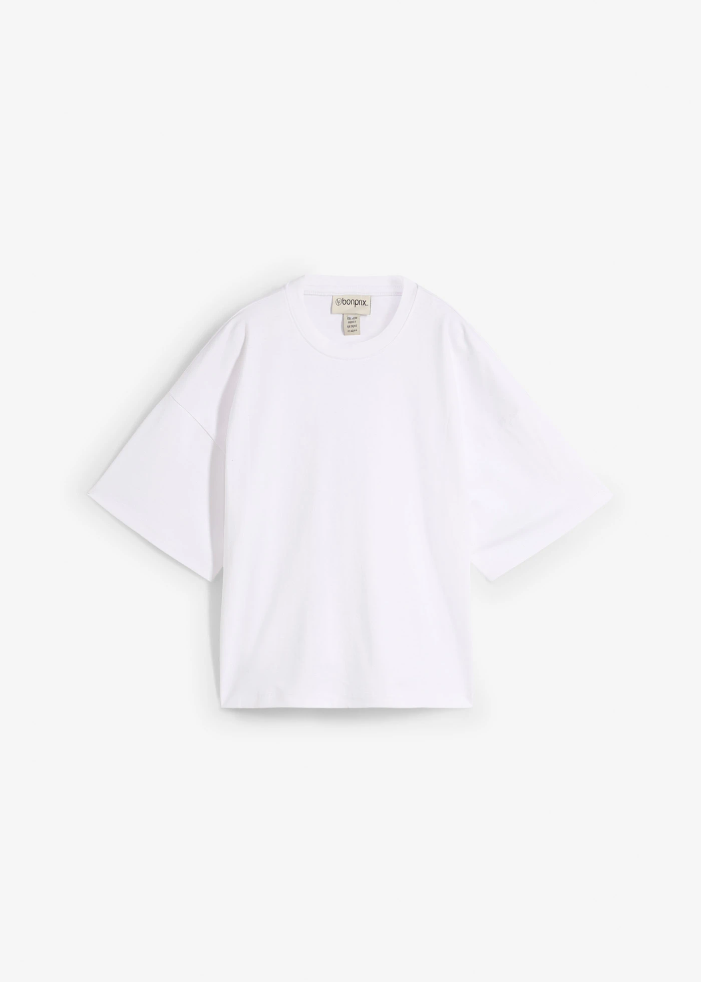 Oversize-tričko, ťažká bavlnená kvalita • biela • obchod bonprix