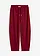Teplákové kalhoty typu Barrel z čisté organické bavlny, barva: švestkově červená