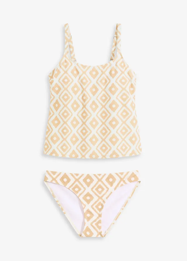 Costum baie tankini (set/2piese) cu decolteu rotund