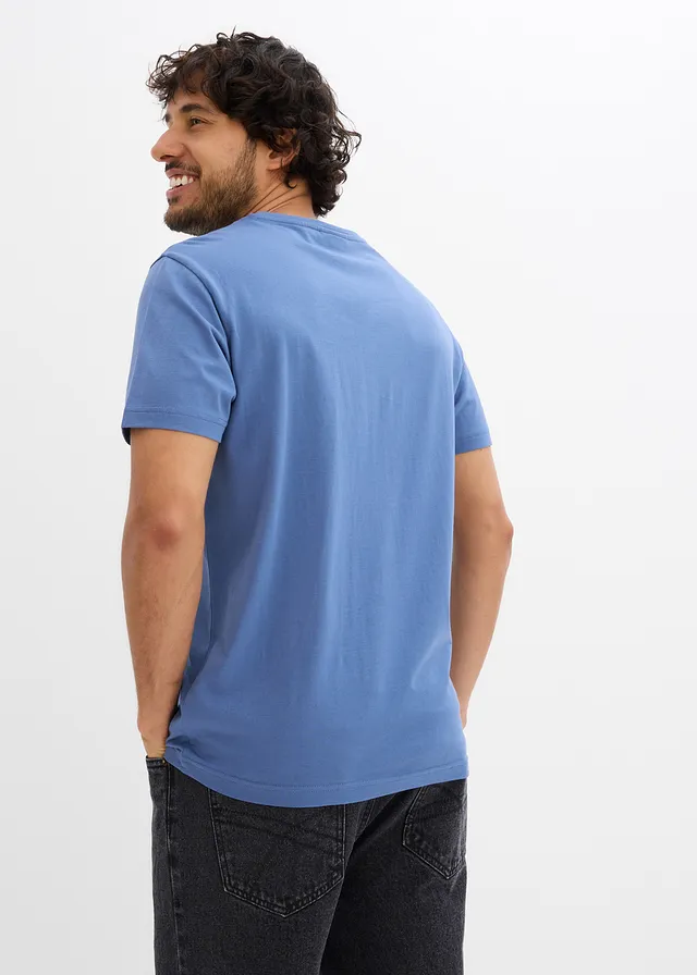 T-shirt (set van 5) • steengrijs+jeansblauw+grijs+diepblauw+donkerblauw • product-page.page-title-suffix