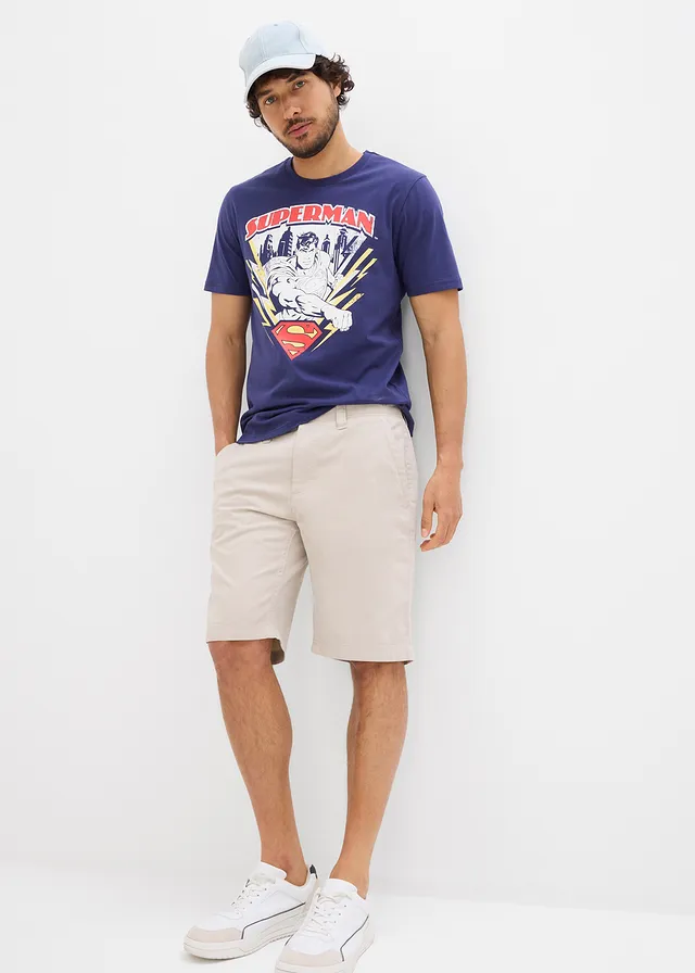 Superman T-shirt, Kleur: paars