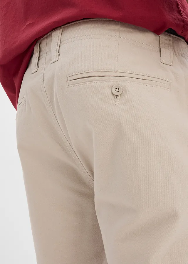 Chino bermuda van puur katoen, regular fit • steengrijs • product-page.page-title-suffix