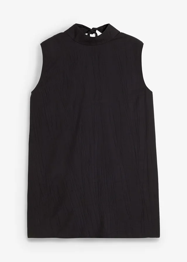 Dlhý top zo štruktúrovaného viskózového mixu