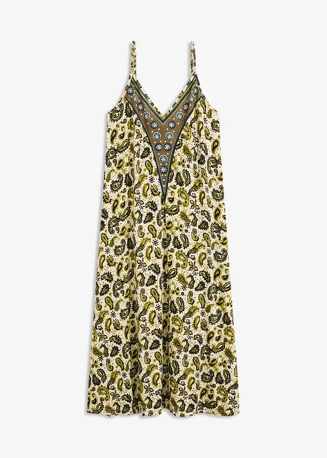 Rochie cu bretele din material moale cu viscoză