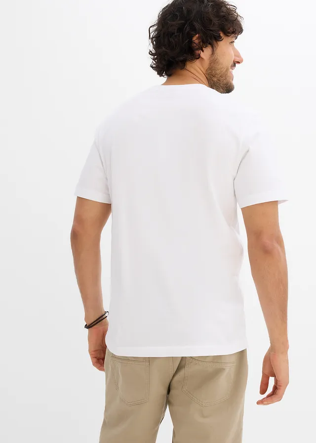 T-shirt 100% coton • blanc imprimé • product-page.page-title-suffix