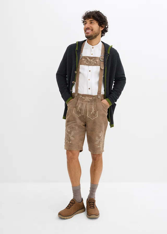 Tiroler vest met capuchon • antraciet gemêleerd • product-page.page-title-suffix