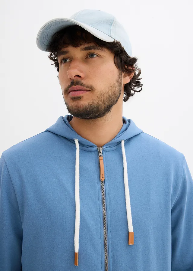 Sweatvest met capuchon • golf blauw • product-page.page-title-suffix