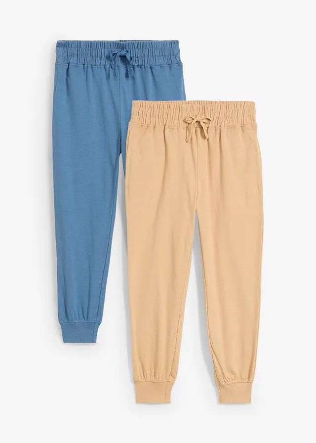 Pantaloni de jogging din bumbac organic 100% (set/ 2 buc.)