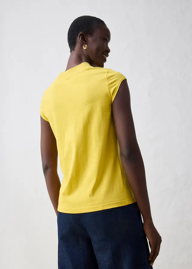 T-shirt avec soie • ambre • product-page.page-title-suffix