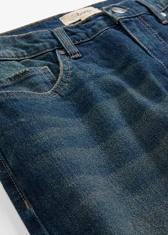 Wide Leg farmer, High Waist • sötétkék denim • bonprix áruház