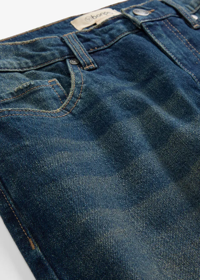 Džíny Wide Leg, High Waist • tmavě modrý denim • bonprix obchod