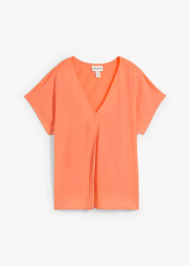 T-shirt avec soie et empiècement tissé